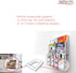 Deflecto Lit Loc Interlocking Magazine Holder - Clear, 11-1/4" x 9” x 1-1/4" (772001)