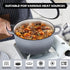 6QT Simmer TeamFar Enameled Cast Iron Dutch Oven, Nonstick Dutch Oven Pot with Lid & Dual Handles for Bread Baking