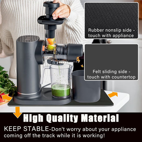 Kitchen Appliance Sliders, 360 Degree Rotation Moving Mat for Kitchenaid Mixer, Appliance Mover for Food Processor