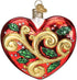 Old World Christmas 2021 First Christmas Heart Glass Blown Ornaments for Christmas Tree