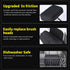 XUDAKAIXIN Grill Brush Bristle Free,(Only Replaceable Cleaning Head No Grill Brush)-Black