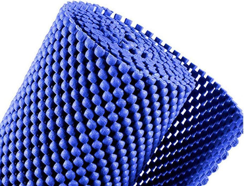 Shelf Liner Drawer Liner Non-Slip Mat - 12" x 6.5’ Grid Pattern PVC Non-Adhesive Grip Liner for Kitchen Cabinets