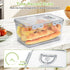 2 Counter OTraki Bread Storage Container Pcs Bread Boxs for Kitchen Bread Saver Container Airtight Homemade Bread Loaf