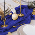 6 Pack 10FT FANPROMS Blue Gauze Table Runner Boho Cheesecloth Table Runners for Bridal Shower Royal Blue Table Runner