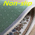Mat,3'x3' UKELER Luxury Soft Rustic Floral Area Rugs Washable Elegant Non Slip Accent Floor Rugs Carpet for Bedroom