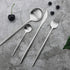 JASHII Silverware Set, 24-Piece Stainless Steel Flatware Set,Kitchen Utensil Set Service for 6,Tableware Cutlery Set for Home, Dishwasher Safe (Matte Silver) by JASHII