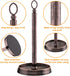 Heavy Weighted Base Steel Paper Towel Holder for Kitchen Countertops, Stand for Standard & Jumbo Rolls (Oil Rubbed