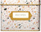 Jot & Mark Decorative Recipe Tin Box: Holds Hundreds of 4” x 6” Recipe Cards (Terrazzo)