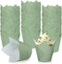 Whaline 200Pcs Sage Green Tulip Cupcake Liners, Baking Cup for Bridal Baby Shower Party Decor