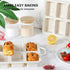 Silicone Mini Loaf Pans with Metal Reinforced Frame - 2 Pack Non-stick Baking Pan for 8-Cavity Tiny Banana Bread