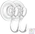 VIS'V Small Shower Suction Cup Hooks with Wipes, Heavy Duty, Removable and Reusable, Clear, 6 Pcs