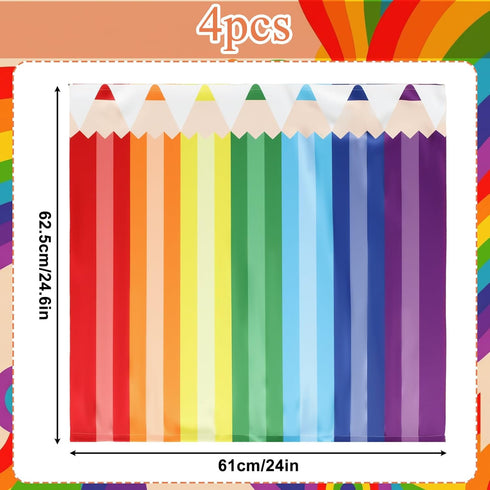 HunnmingRe 4 24.02 24.61 Inch Pcs Classroom Cabinet Curtains for Shelves x Self Adhesive Curtains for Bookshelf School