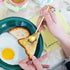 Christmas Coffee Spoons Set, 6 Pieces Gold Silverware Small Stainless Steel Flatware for Festive Daily Kitchen