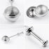 XVBITOR 18/8 Sugar Shaker, Powdered Sugar Shaker Duster with Stainless Steel Fine Mesh Dispenser Sugars and Spring