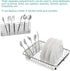 304 Stainless Steel Utensil Holder, Dish Drying Rack, Knife and Fork Drainage Basket, Rust Proof, Color-Silver