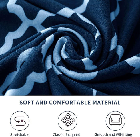 2 Eco-Ancheng Wingback Chair Slipcover Piece Wingback Chair Cover Spandex Wing Chair Slipcovers Wingback Armchair