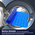 40 16 Inch Extra Long Bathtub Mat Non Slip, Clear Navy Blue Soft Bath Mat for Tub x Full Size, Long Shower Mats