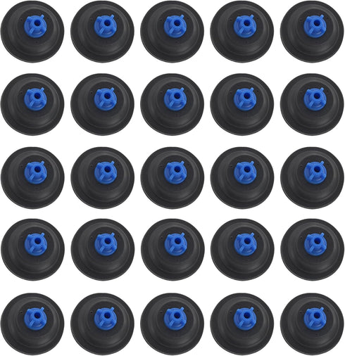 25 Pack Blue Tip Diaphragm Compatible with Wascomat, Huebsch, Speed Queen, Unimac Washing Machines, Replaces 823492,