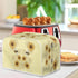 Sunflower Bee Print Toaster Dust Cover, Anti-Scratch Case for Most Standard 2 Slice Kitchen Small Appliances.
