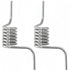 Upgrade (2 Pcs) MHY62044106 Refrigerator Door Spring Replacement for LG Kenmore Electronics