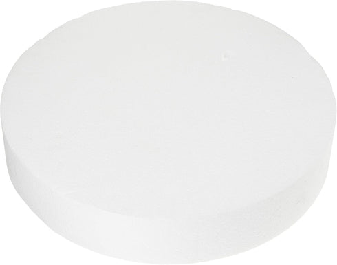 Oasis Supply Dummy Round Cake, White, 16" x 3"