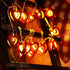Mudder Valentine's Day Fairy String Lights, 10 ft 20 LED Wooden Heart Red Pink String Lights for Valentine Wedding