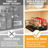 7.7" x10.75 x4 3 1-Tier SpaceAid Pull Out Spice Rack Organizer for Cabinet, Heavy Duty Slide Out Seasoning Kitchen