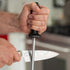 Smith’s 9-Inch Sharpening Steel - High-Carbon Steel Knife Sharpener with Protective Hand Guard