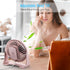 BESKAR USB Small Desk Fan, Portable Fan with 3 Speeds and 360° Rotation for Home and Office