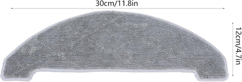 GLOGLOW 4Pcs Replacement Mop Cloths for S9 Robotic Vacuum, Accessories for Sweepers