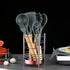 Rainbow Kitchen Utensil Holder for Counter, Stainless Steel Crocks with Rainbow Titanium Coating, Easy Cleaning