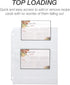 Samsill Recipe Card Page Protectors (50 Count) for 8.5 x 11 Recipe Binders