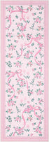 2.5x8 GarveeHome Runners for Hallways Non Slip, Kitchen Runner Rug Coquette Pink Rugs for Bedroom Girls, Low Pile Soft
