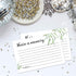 Giftideaworkshop 50 Greenery Share A Memory Cards for Celebration of Life, Birthday, Anniversary, Memorial, Funeral,