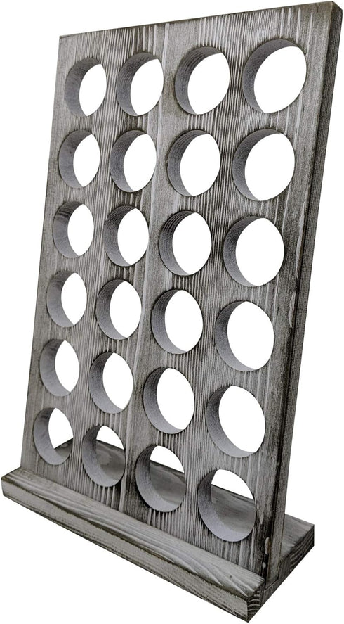 Gianna's Home Rustic Farmhouse Coffee Pod Holder for K-Cups, 24 Capacity, Rustic White