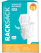 Rack Sack Garbage Bags Kitchen Compact Refill Bags 5-Gallon White 24 Counts