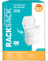 Rack Sack Garbage Bags Kitchen Compact Refill Bags 5-Gallon White 24 Counts