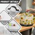 Kitchen Appliance Dust Covers for 6 7 8 Quart Slow Cooker, Sunflower Butterfly Oval Design, Pocket for Clean Kitchen