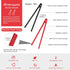 2PCS Silicone Trivet Tongs Anti-slip, 11.8" Silicone Kitchen Tong, Toast Tongs for Cooking, Long BBQ Grilling Tongs for Toaster, Pan Fried Steak, Barbecue and Salad. by Armrouns