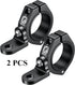 BRCOVAN 2PCS UTV Whip Light Mount, Solid Aluminum Alloy Off-Road LED Light Bar Mounting Bracket, 360° Adjustable