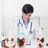 Lineshading 3 Pcs Nurse Doctor Home Gnome Figurines Plush Decoration Swedish Gnomes Ornaments Decor Hospital Office