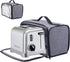 Toaster Cover with Base for 2 Slice Wide Slot, Dust Covers Compatible with Cuisinart 2 Slices