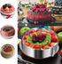 Adjustable Cake Ring 6 to 12 Inch, Stainless Steel Round Mousse Mould Ring Bakeware Tools for Cake Decorating
