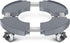 VANCASTLE Plant Caddy Plant Stand with Wheels, Heavy Duty Plant Roller Base