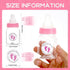 144 Pcs Mini Baby Shower Milk Bottles Favors for Baby Shower White Plastic Mini Bottles for Party Favors Boy Party