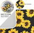 Yellow Sunflower Dish Drying Mat, 18x24 inch Floral Kitchen Counter Protector for Dishes and Bottles