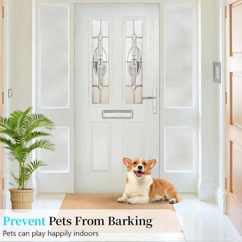 Niviy Frosted Glass Window Privacy Film, 17.5 inch x 78.7 inch, with Free Installation Tools, Static Cling