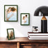 5x7 5x7 Frames-2 Set Frametory Enamel Picture Frame - Gold Metal Edge Green Enamel Picture Frame With Easel and Velvet