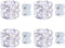 4 Pack Battery Operated Dewdrop LED Lights, Indoor Mini Fairy Lights with Timer, 30 Count LEDs, 10 Feet