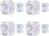 4 Pack Battery Operated Dewdrop LED Lights, Indoor Mini Fairy Lights with Timer, 30 Count LEDs, 10 Feet